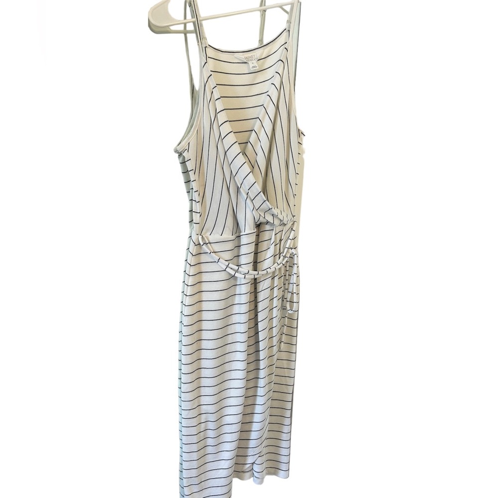 Black & white spaghetti strap dress